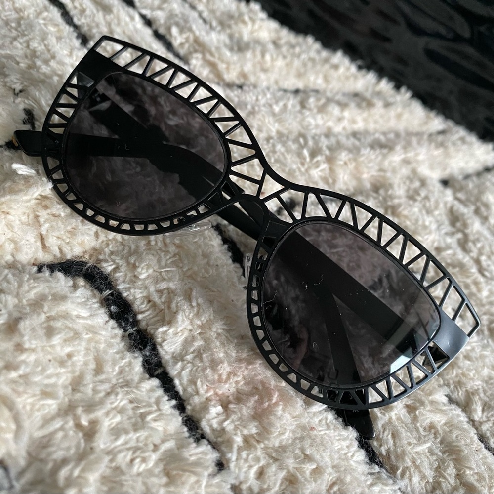 Funky Geometric Cat Eye Sunglasses